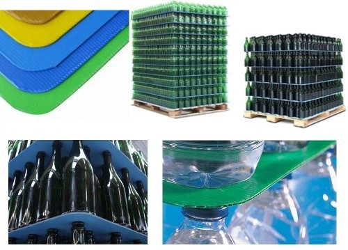 Blue pallet layer pads