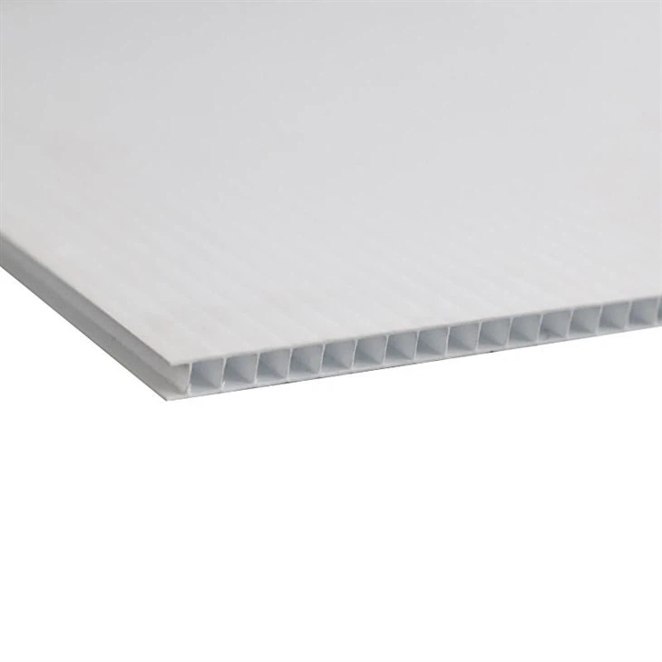 Twin Wall Polypropylene Plastic Corrugated Sheet